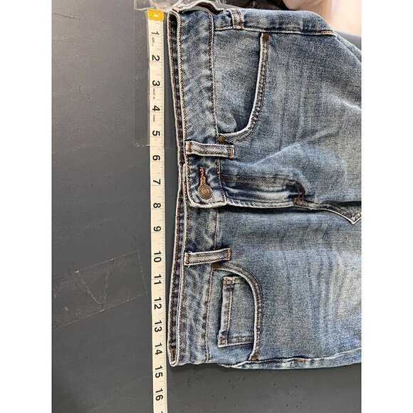 PacSun Womens Denim Mini Skirt With Raw Hem - Size 27 - Picture 5 of 7